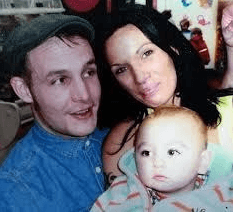 Sarah Aspin  with her husband Blake and son Jack
